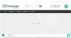 Desktop Screenshot of gatewaypackaging.com.au