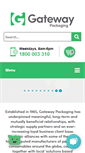 Mobile Screenshot of gatewaypackaging.com.au